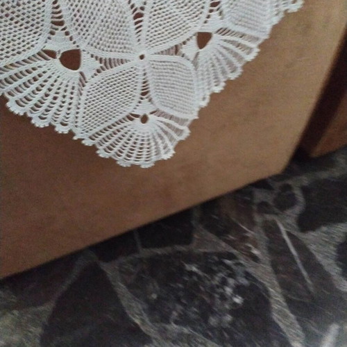 Knitted tablecloth new 1x1