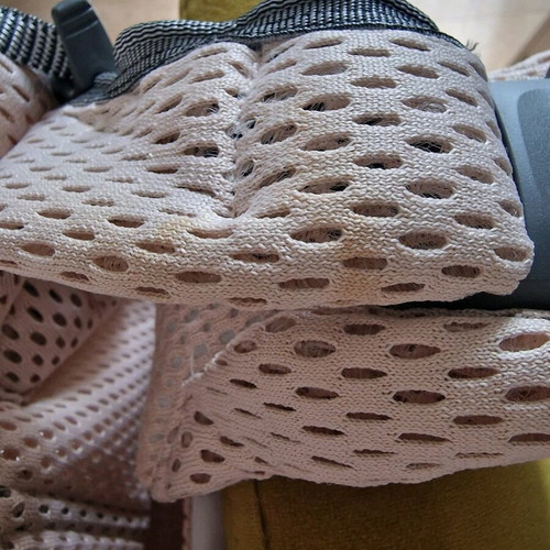 BabyBjörn One Air 3D Mesh baby carrier used, light pink