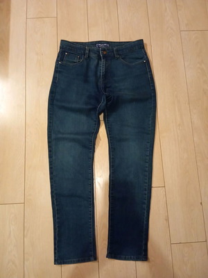 Skinny μπλε τζιν παντελόνι σαν καινούργιο, vintage 90% βαμβάκι, μέγεθος XL