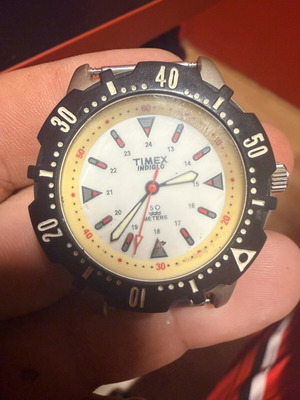 Timex Indiglo wristwatch used, needs battery and small strap