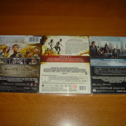 The Maze Runner Τριλογία Steelbooks καινούργια με ελληνικούς υπότιτλους