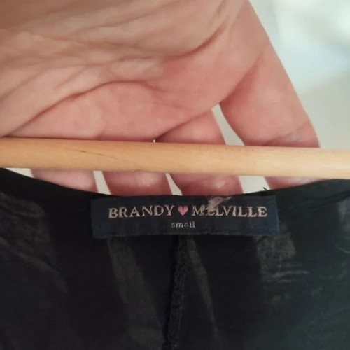 Brandy Melville Black Dress V-neck size S like new