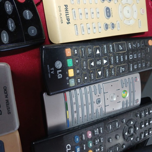 Remote controls used, assorted pack