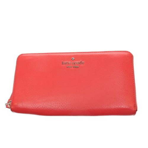Kate Spade wallet used, coral color