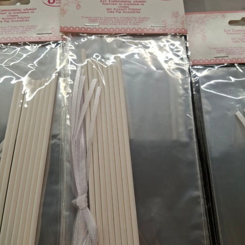 Set of new sweet packaging bags