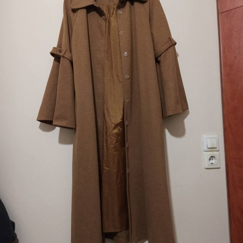 Vintage long coat brown like new, size 44 (L/XL)