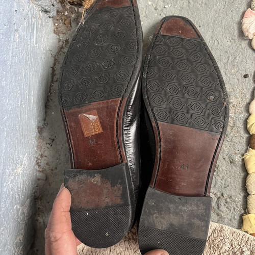 Boxer dress shoes used, size 41, black