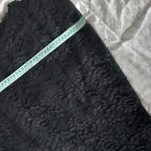 Elegant lace and muslin women's set like new, black