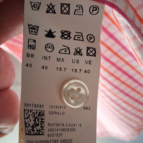 Boss men's shirt like new, pink, size L