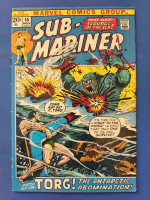 Sub-Mariner 55 comic used, English