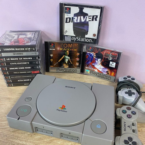 Κονσόλα PlayStation PS1 σαν καινούργια με 13 γνήσια παιχνίδια και χειριστήρια