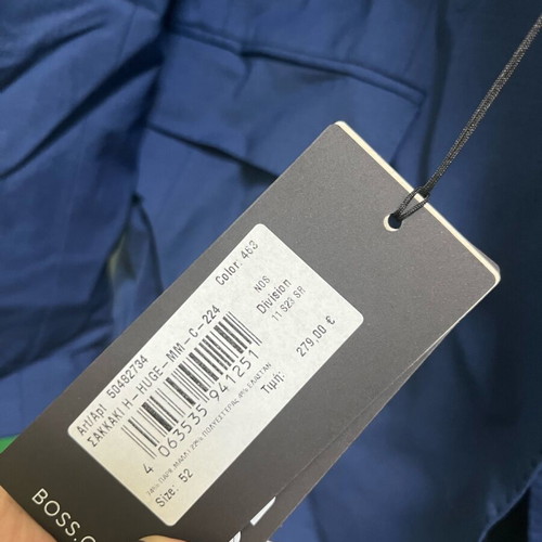Boss jacket blue new with defect, size XL