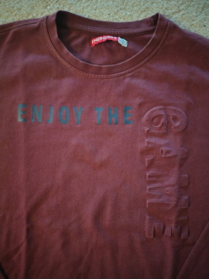 Energiers long-sleeve shirt for 13-year-old boy like new, red