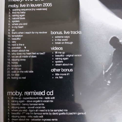 MOBY Live Hotel Tour 2005 DVD + CD new, electronic