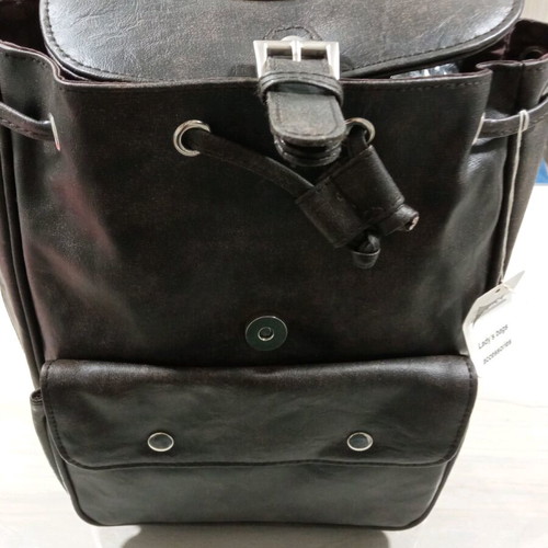 Women's leather backpack new brown