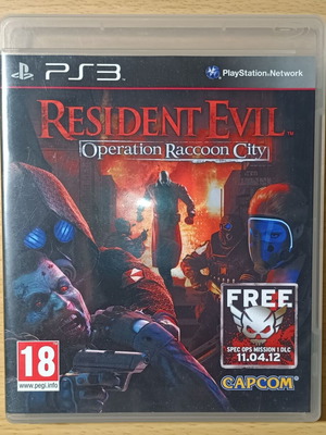 Resident Evil Operation Raccoon City PS3 game used
