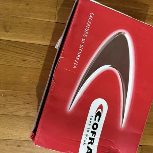 Cofra work boots new, size 39, black