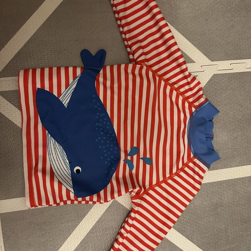 Sun protection swim shirt like new for 12-18 months