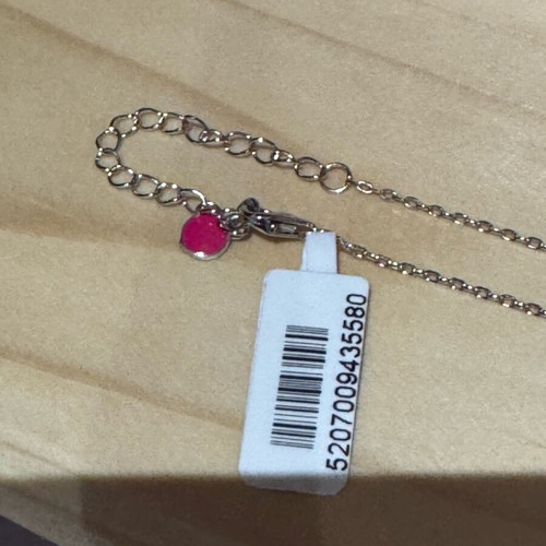Mazaraki Necklace Cross Zirconia New with Tags