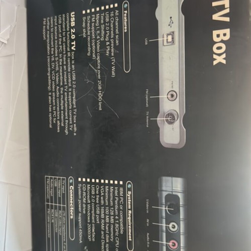 Radio TV box external USB