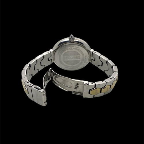 Just Cavalli women's watch 32mm like new, yellow and silver
