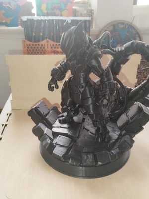3D printed Armored Mewtwo figure, 22cm