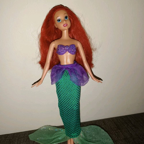 Disney Princess 2-In-1 Ballgown Surprise Ariel Doll used