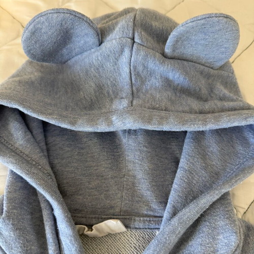 Gap Disney hoodie zipper jacket like new, 3 years, blue, 98 cm