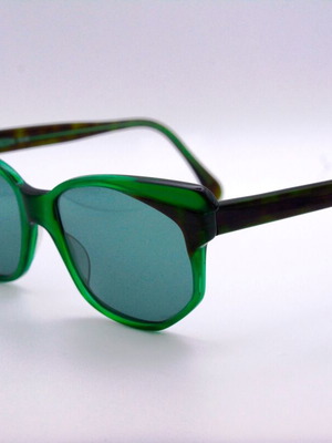 Robert La Roche S 68 vintage sunglasses new, brown and green