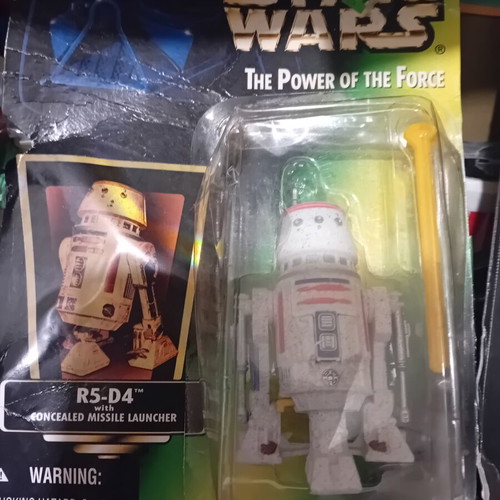 Star Wars R2D2 figure like new, worn packaging