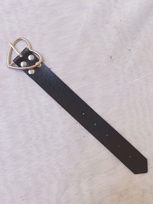 Unisex Bracelet with Metal Heart and Adjustable Length New