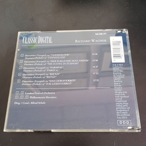 Richard Wagner Overtures Preludes CD used, classical