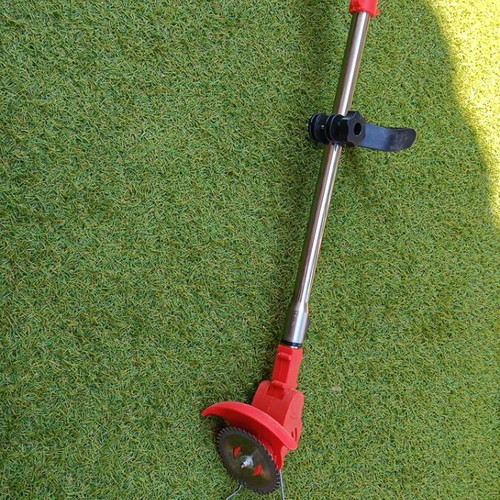 Electric grass trimmer with battery