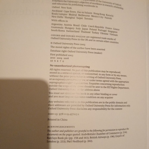 Oxford Handbook of Commercial Correspondence new edition by A. Ashley