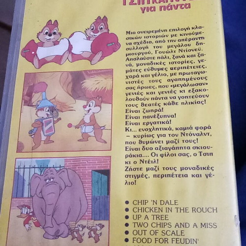 Disney Chip and Dale Forever video cassette used