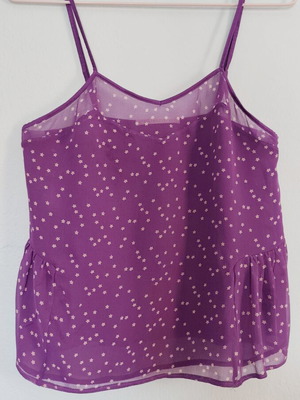 Stella McCartney silk camisole top like new, size S, purple