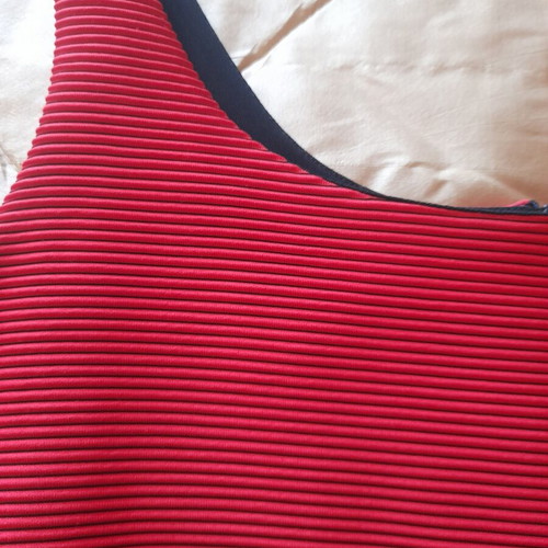 Bsb midi dress new, black and red