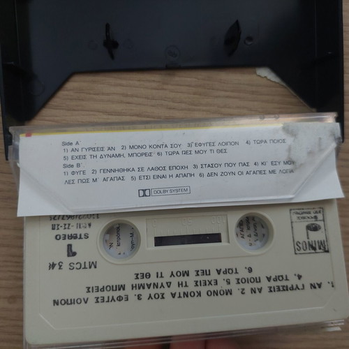 Giannis Poulopoulos An Giriseis An cassette tape like new