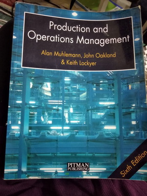 Book Production and Operations Management like new, English