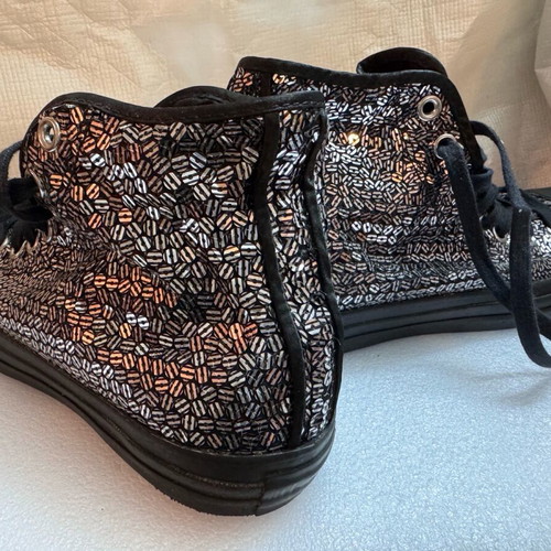 Converse All Star 107022 used athletic shoes No 40 black silver