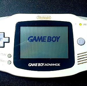 Game Boy Advance Λευκή κονσόλα Πλήρως λειτουργική