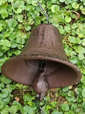 Vintage rustic cast iron bell new