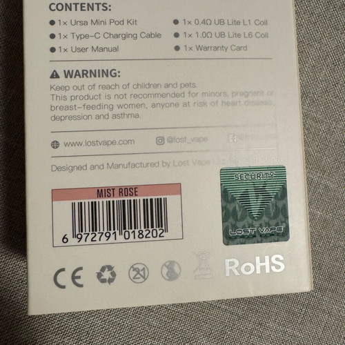 Lost Vape Ursa Mini new