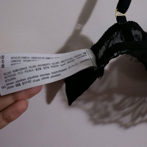 Oysho Black Lace Bra like new