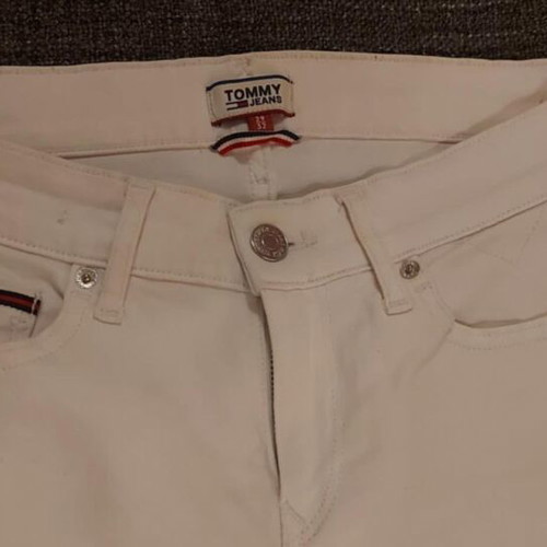 Tommy Hilfiger women's white elastic jeans like new, size S