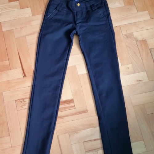 Slim women's pants like new, size M 38 10, blue