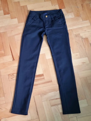 Slim women's pants like new, size M 38 10, blue