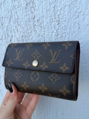 Louis Vuitton Alexandra винтидж портфейл употребяван кафяв