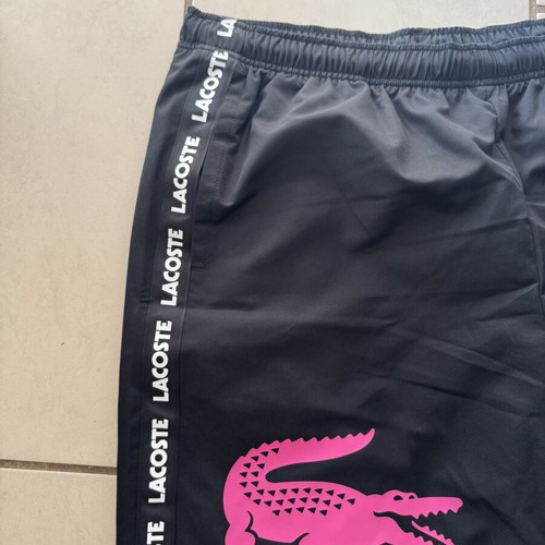 Lacoste pants new with tags, black and pink, XL