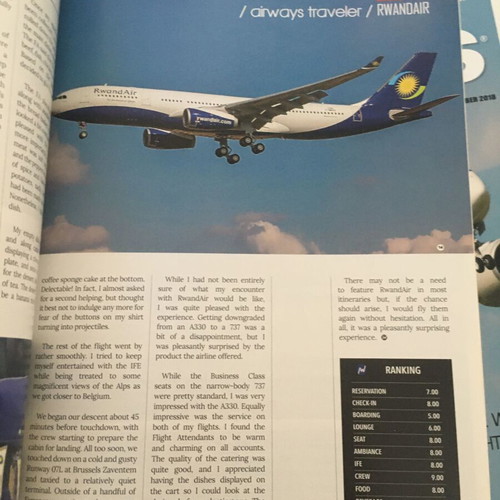 Airways Magazine 12 issues like new, year 2018, English